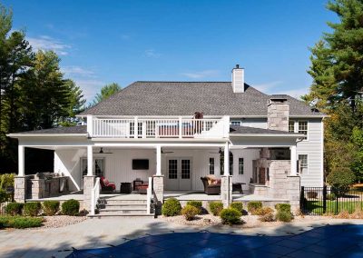 Front steps and patio