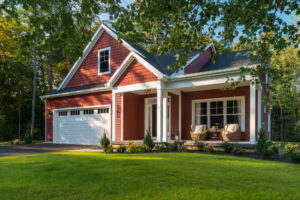 Exterior Red Home