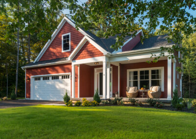 Exterior Red Home